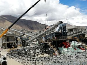 Proyecto EPC de trituración de piedra de río de 500 t/h en Lhasa