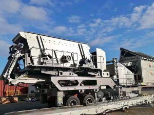 Línea de trituración móvil de mineral de níquel de 250 t/h en Nueva Caledonia